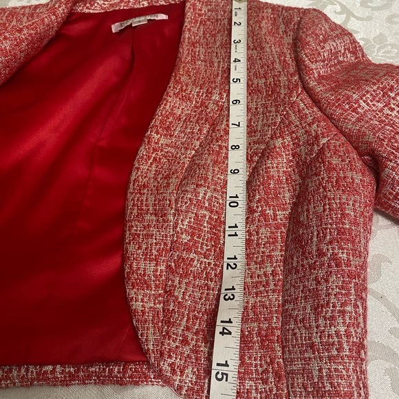 - KAY UNGER CHERRY AND SILVER 2 pieces dress size 4 - Picture 9 of 13